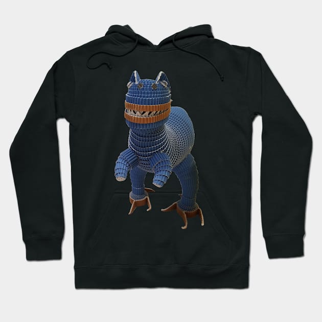 T-rex Hoodie by Crazy_Paper_Fashion